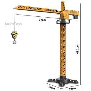 Diseño personalizado Diecast juguete aleación coche ingeniería conjunto con grúa torre simulación Metal <span class=keywords><strong>carga</strong></span> camión modelo para niños - Product Image 3