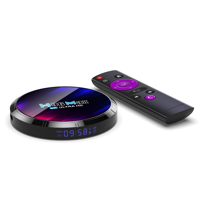 Factory Hot Selling H96 Ultra Set-top Box Android 8K Wireless Wi-Fi 6 TV Box RK 3318 TV Box