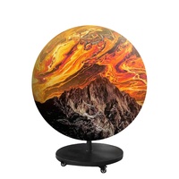 Pantalla LED esférica de fábrica, bola LED de diámetro pequeño 0.2m/0.3m/0.4m/0.5m, globo giratorio de 360 grados, pantalla LED esférica.