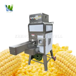 Große Kapazität süßer frischer Mais Schälen Dreschen Abziehen Mais-Schäler Drescher Maiskerne-Entferner Maschine Preis