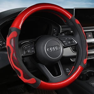 Funda Universal antideslizante para <span class=keywords><strong>volante</strong></span> de coche, cubierta de 38CM con textura fácil de limpiar, duradera, en forma de O y <span class=keywords><strong>D</strong></span> - Product Image 2