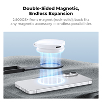 Soporte Magnético para Teléfono K&F Concept de 7 mm, Palo Selfie Plegable para iPhone, Imanes de Doble Cara, Mini Trípode de Bolsillo, Soporte para Teléfono Celular