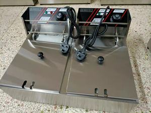 Friggitrice Commerciale GRT-EF82 a Doppia Vasca per Pollo 6L+6L - Product Image 3