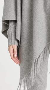 2023 GCS Custom autunno inverno donna scialle lavorato a maglia mongolo lana Cashmere <span class=keywords><strong>Poncho</strong></span> - Product Image 6