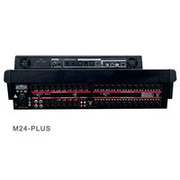 PAKLAM Audio OEM Mixeur numérique karaoké 24 canaux avec fader motorisé et écran tactile TFT 10,1 pouces Son professionnel DJ