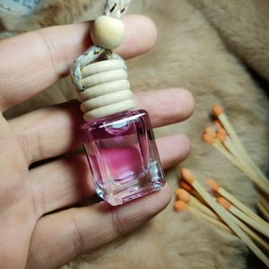 Custom Private Label <strong>Car</strong> Aroma <strong>Diffuser</strong> Glass Bottle Hanging Crystal Glass Bottle for Minimal Sample Contain with Screw Cap - Product Image 1