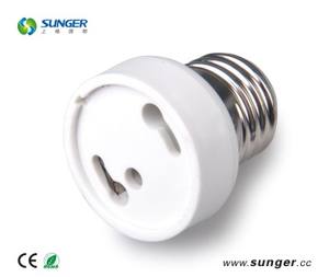 Konverter lampu E27-GU24 soket adaptor gaya sekrup aluminium plastik bahan CE RoHS lampu gantung bersertifikasi garansi 2 tahun - Product Image 6