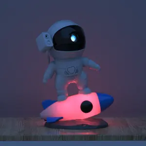 Mini Spaceman Projection Lamp RGB Color Nebula Rotating Night Light With Star Rocket Astronaut Projection Night Light
