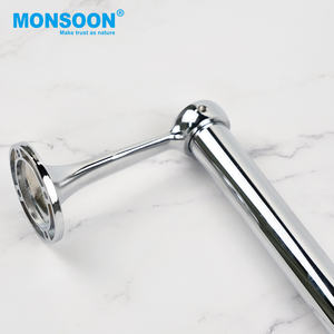 Горячая Распродажа, аксессуары для шкафа Monsoon, хромированная железная овальная алюминиевая подвесная трубка из нержавеющей стали, трубка для шкафа - Product Image 4