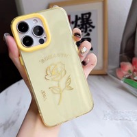 Haute qualité Transparent multicolore TPU Rose étui de téléphone portable accessoires couverture pour Iphone 11 12 13 14 15 16 17 Pro Max