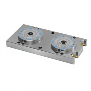 Système <span class=keywords><strong>de</strong></span> fixation pneumatique multi-stations à deux points <span class=keywords><strong>de</strong></span> serrage, à changement rapide, avec <span class=keywords><strong>plaque</strong></span> <span class=keywords><strong>de</strong></span> base, pour automatisation, fabriqué en Chine, garantie 3 mois - Product Image 1