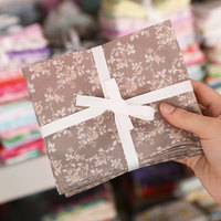Usine Directe En Gros Coton Tissu Motifs Géométriques Coloré Fat Quarter Tissu Coton Tissu pour Quilting