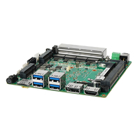 Zeroone Industrial Celeron J4125 DDR4 pris en charge 1X Msata 4Lan SIM Routeur pare-feu sans ventilateur X86 Carte mère de bureau Double Neuf