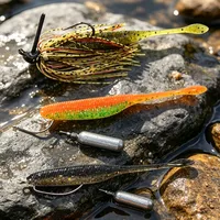 Leurre souple Spinpoler Worm, corps segmenté côtelé, imprégné de sel, swimbait 7,5cm 9cm 11cm, eau douce et eau salée