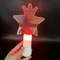 Vente en gros de bâtons lumineux LED, bâtons lumineux en acrylique Huntrix, Saja Boys, Las Guerreras, K-Pop Dorada, bâtons personnalisés
