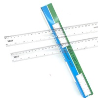 Échantillon Gratuit Disponible – Nouvelle Règle Droite en Plastique Transparent de Haute Qualité, Épaisseur 0,1 cm, Certifiée Sécurité, 30 cm, pour Enfants Scolaires