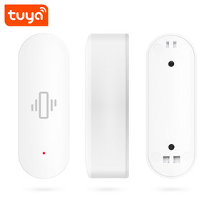 Sensor de Vibração WiFi Inteligente Tuya para Janelas e Portas com Alarme de Choque e Sensibilidade Ajustável para Segurança Residencial PST-ZD400A - Product Image 4