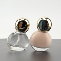 Botol semprot Foundation 30ml 1OZ, pompa kosong botol kaca Foundation Serum krim rias kemasan kosmetik perawatan kulit