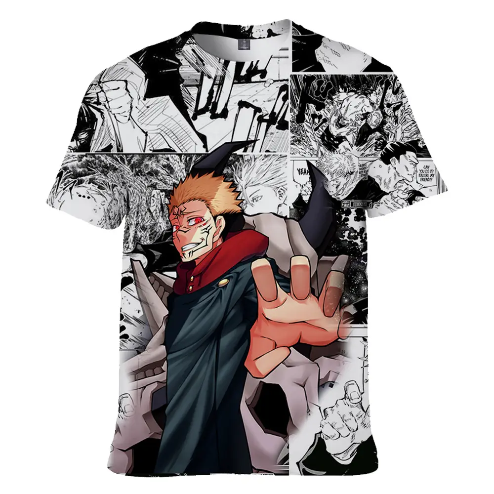 Disfraz de My Hero Academy para hombres y mujeres jóvenes, camiseta de manga corta con estampado digital 3D de anime, a la moda, gran oferta