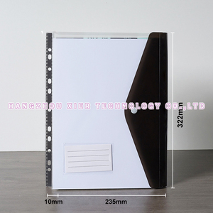 A4 màu PVC túi nhựa cho các tài liệu rõ ràng giấy lưu trữ trường hợp với trắng Snap Nút 11-lỗ không thấm nước đàn hồi đóng cửa - Product Image 4