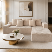 Housse en flanelle douce et confortable, pas d'assemblage requis, canapé compressé sous vide pour grossistes en meubles, achats en grande quantité