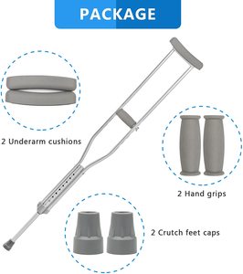 Nuevo bastón <span class=keywords><strong>para</strong></span> <span class=keywords><strong>caminar</strong></span> al por mayor <span class=keywords><strong>para</strong></span> muletas de antebrazo antiguas de aleación de aluminio resistente de alta calidad utilizadas por los ancianos - Product Image 2