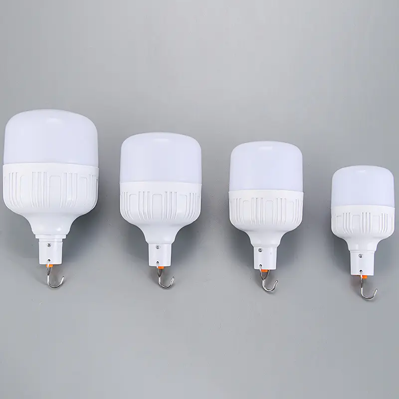 rechargeable LED plastic bulb light outdoor USB night market emergency waterproof bulb lamp LED Energy Saving Lamp Solar