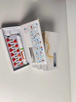 Coffret cadeau en carton jetable pour soins de la peau Tuteng, logo holographique, compatible avec les cartouches de 3 ml, logo personnalisé, emballage OEM