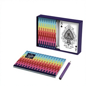 Naipes de Regalo con Logotipo Impreso Digital de Alta Calidad Personalizados, Baraja Doble para Accesorios, Almacenamiento de Cartas de Póker de Cartón Rígido - Product Image 1