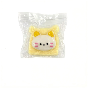Giocattolo Squishy a Forma di Toast con Gattino, Morbido Antistress, Giocattolo Sensoriale a Forma di Colazione per Bambini e <span class=keywords><strong>Adulti</strong></span> - Product Image 5