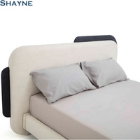 KT Shayne China ODM Furniture Factory : Lit double en tissu de style italien antique avec rangement, personnalisable