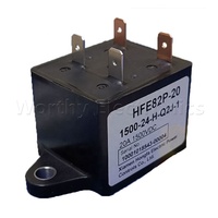 Relais magnétique à composants électroniques 12V/24VDC 20A 4PIN DIP HFE82P-20/1500-24-H-Q2J-1 module de relais
