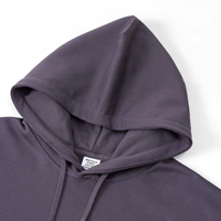 Sweat-shirts à capuche en molleton uni pour hommes avec logo personnalisé ODM, unisexe, style américain, épaissis, coupe-vent, streetwear, vente en gros