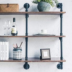 Trang trí đơn giản tường treo kệ sách phòng ngủ tường sáng tạo Lưới lưu trữ Kệ tường tủ treo tủ sách - Product Image 4