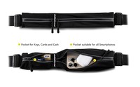 Sac banane de sport pour homme, idéal pour le camping, la course à pied, l'entraînement et les voyages, avec compartiment à monnaie