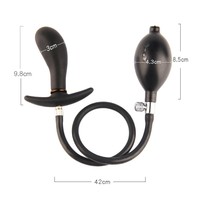 Extérieur Porter Gonflement Anal Jouet Anal Anus Uniforme Expansion Sex Toys Silicone Séparable Gonflable Anal Plug pour Femmes Hommes Couple