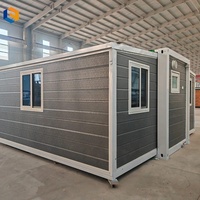 Maison conteneur modulaire en acier pour usage industriel, idéale pour le camping, les B&B et les studios – Solution tout-en-un