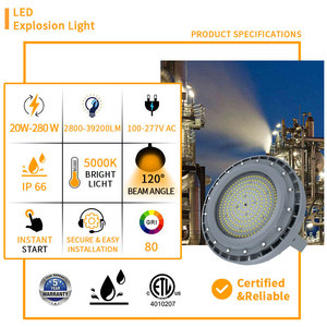 Đèn <span class=keywords><strong>Led</strong></span> chống cháy nổ nhôm đúc ATEX 20W 60W 80W 100W 150W 200W 250W 280W Đèn chống cháy nổ công nghiệp - Product Image 6