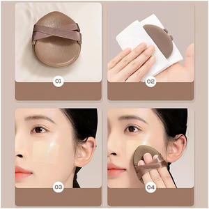 Poudre de maquillage professionnelle en forme de goutte d'eau, douce et rebondissante, respectueuse de la peau, lavable, utilisable à sec ou humide, base lisse, sans grumeaux, marque OEM - Product Image 4