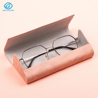 Étui à lunettes personnalisé de haute qualité en gros, faible MOQ, accessoires pour lunettes avec logo personnalisé, boîte à lunettes