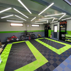 Dalles <span class=keywords><strong>de</strong></span> sol modulaires en <span class=keywords><strong>vinyle</strong></span> antidérapantes à clic faciles à installer pour garage 2024 - Product Image 3