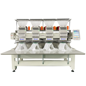Neue Gensen 4-Kopf Computergesteuerte Kappen-Stickmaschine mit Hoher Genauigkeit, 1200 U/min, 800W, Hergestellt in China - Product Image 1