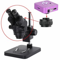Caméra de microscope numérique électronique industrielle USB HD pour la réparation de puces de téléphone portable et de cartes de circuits imprimés