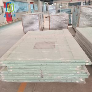 Porte en acier à grain de bois sur mesure - Avec fenêtre d'observation à double vitrage - Product Image 6