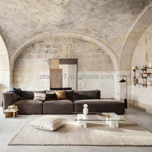 SH pietra vendita calda Top Design salotto moderno di lusso <span class=keywords><strong>tavolino</strong></span> in marmo con piano quadrato in <span class=keywords><strong>vetro</strong></span> - Product Image 5