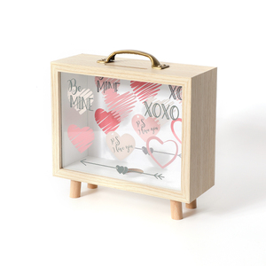 Salvadanaio personalizzato personalizzato salvadanaio salvadanaio con modello quadrato promozioni di decorazione per la casa