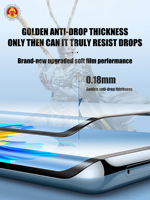 Monkey King OG – Protection d'écran en verre trempé ultra-fin 9H à colle intégrale pour Samsung HD CLEAR, accessoires pour téléphone à écran incurvé