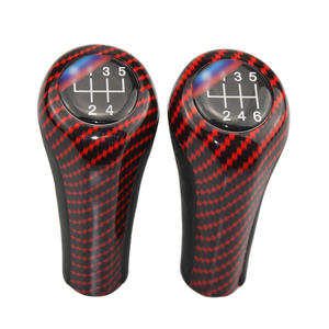 Poignée de levier de vitesse en fibre de carbone 5 vitesses 6 vitesses pour BMW E46 Design ergonomique - Product Image 1