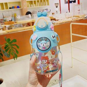 <span class=keywords><strong>Bouteille</strong></span> d'eau potable sans BPA 750ml PC étudiants enfants plastique voyage eau chaude pour l'école - Product Image 6