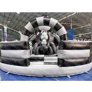 Commercial Bouncer Jumping Castle Inflatable House Round <b>Trampoline</b> Kids House Commercial House Commercial Inflata - Product Image 1